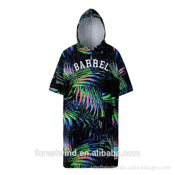 Luxury Fashion Custom Printed Adult Cotton Towel Poncho